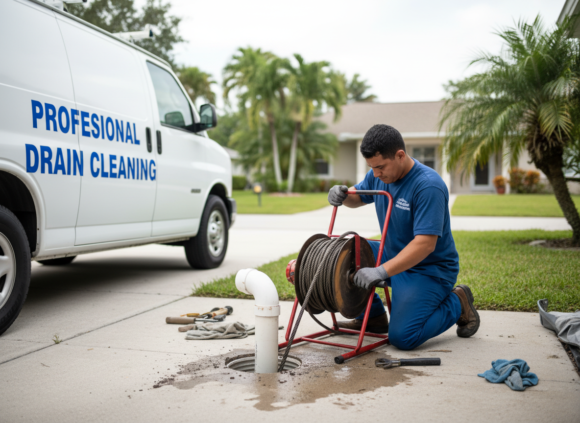 Drain Cleaning in North Fort Myers