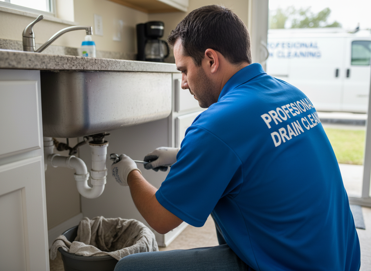 Kitchen Sink Drain Cleaning in North Fort Myers