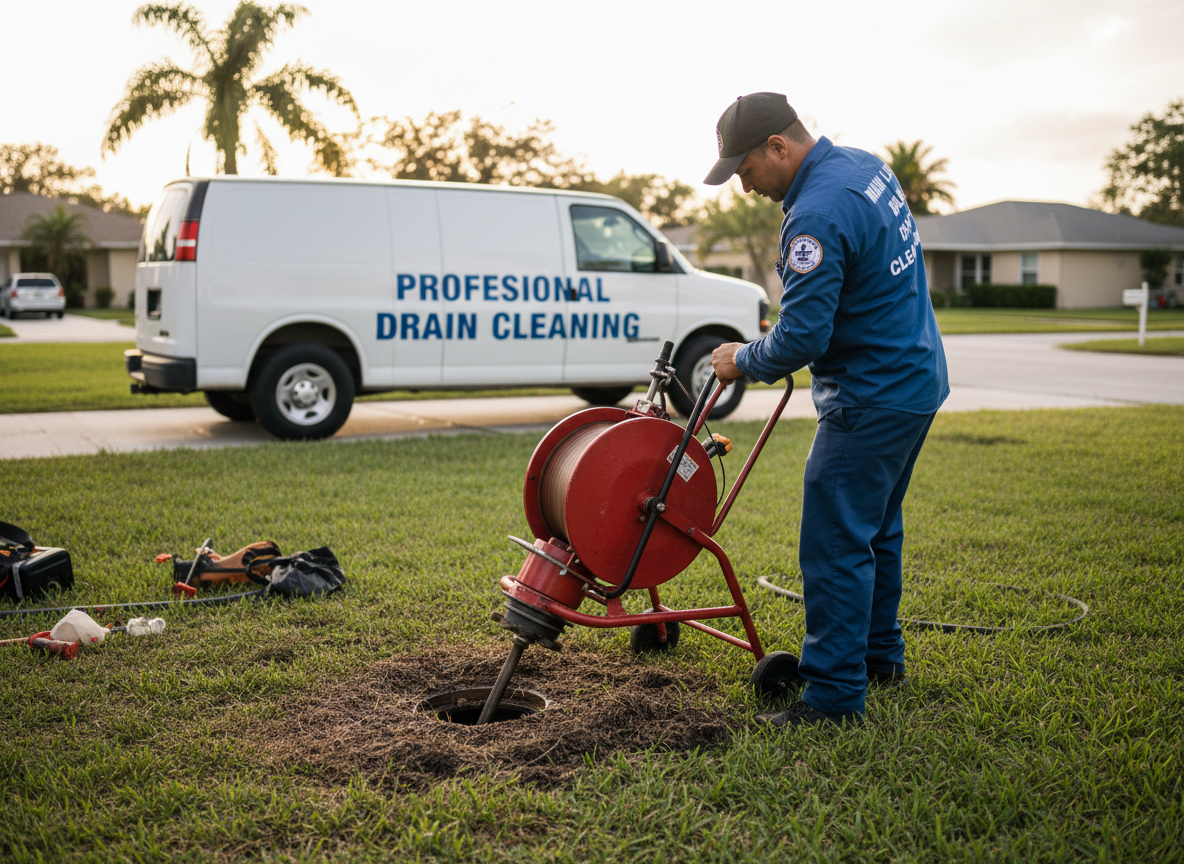 Main Line Drain Cleaning in North Fort Myers