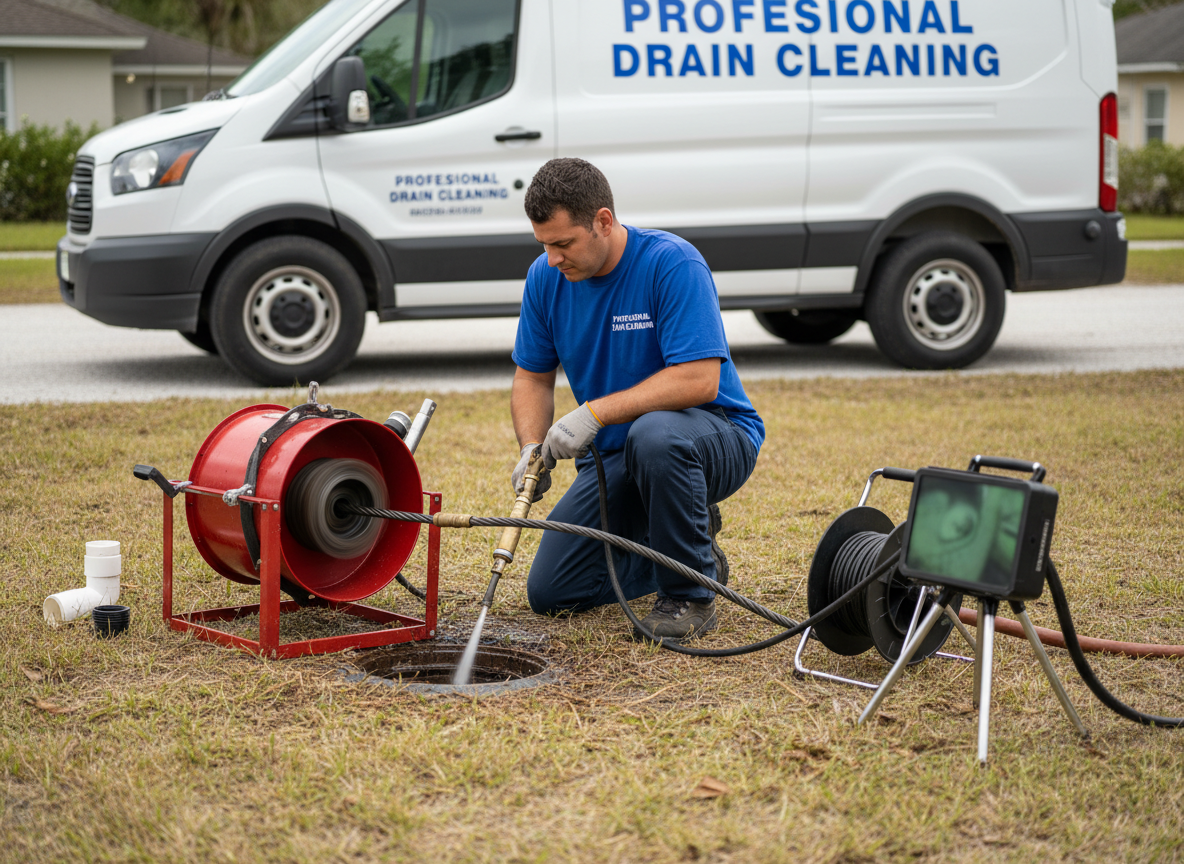 Sewer Line Cleaning in North Fort Myers